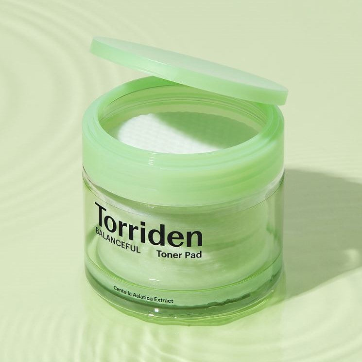 Revitalising Cica Essence Toner Pads for Radiant Skin (180ml) | Torriden