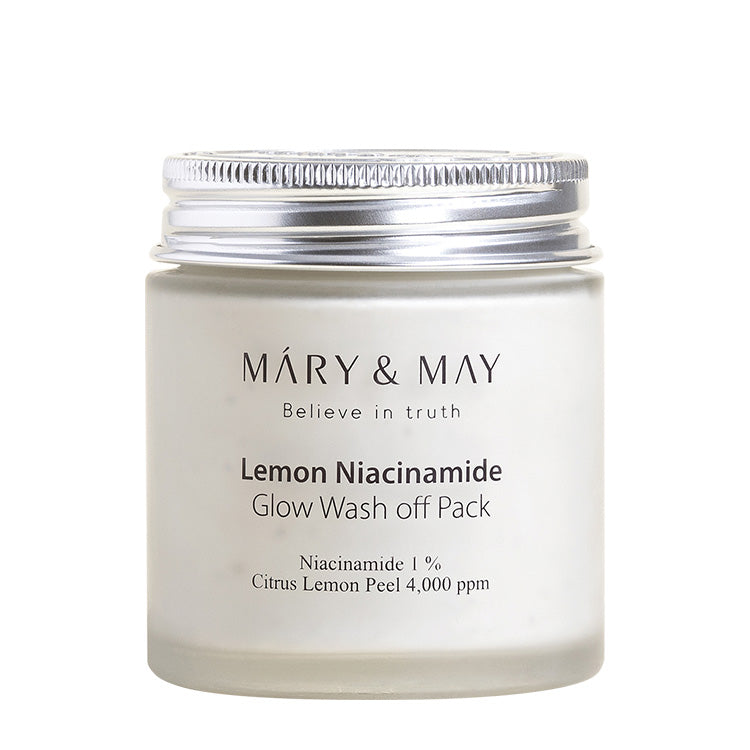 Lemon Niacinamide Glow Wash Off Pack 125g | Mary&May