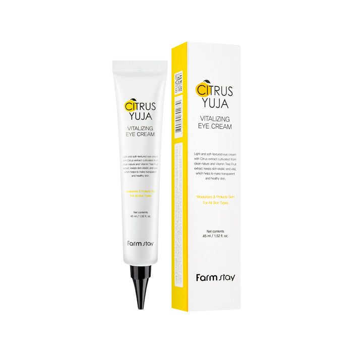 Citrus Yuja Vitalizing Eye Cream 45ml | Farmstay