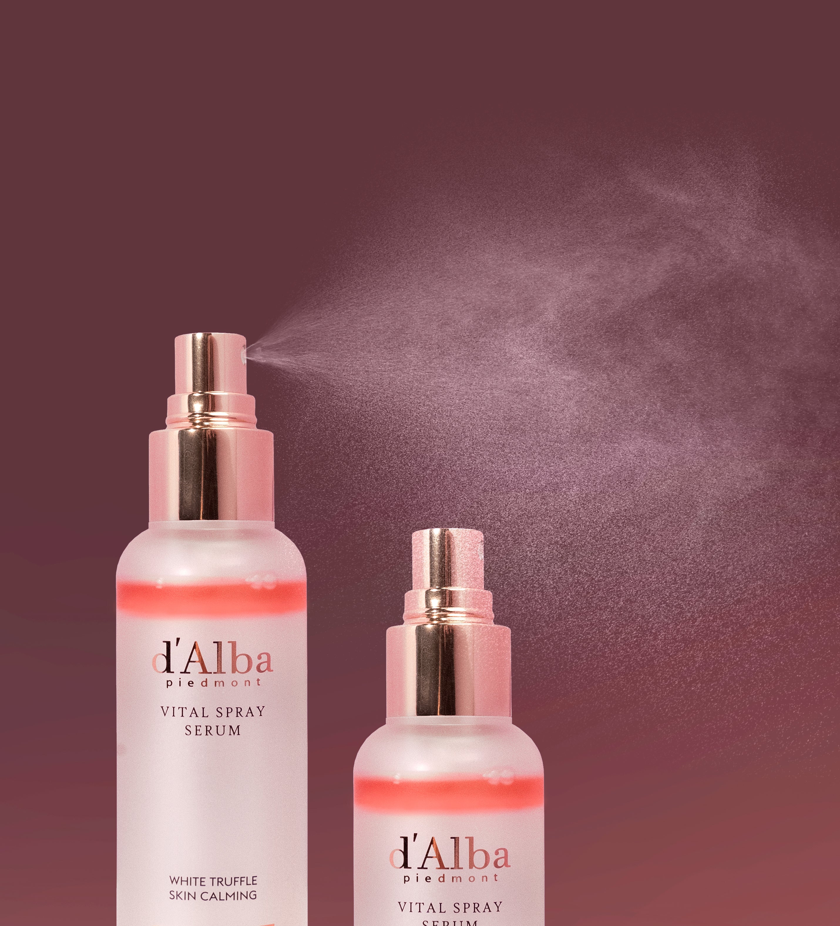 Siero spray rivitalizzante al tartufo bianco per una pelle radiosa e lenitiva (100 ml) | d'Alba