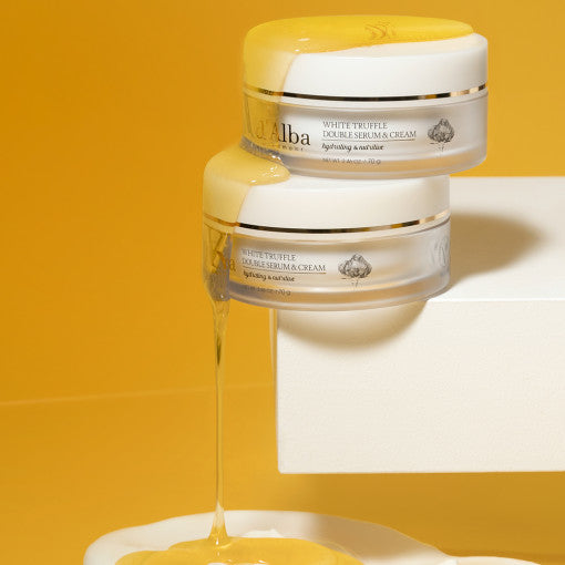 Lasciati conquistare dalla radiosità: siero doppio al tartufo bianco e crema intensa (70 g) | d'Alba
