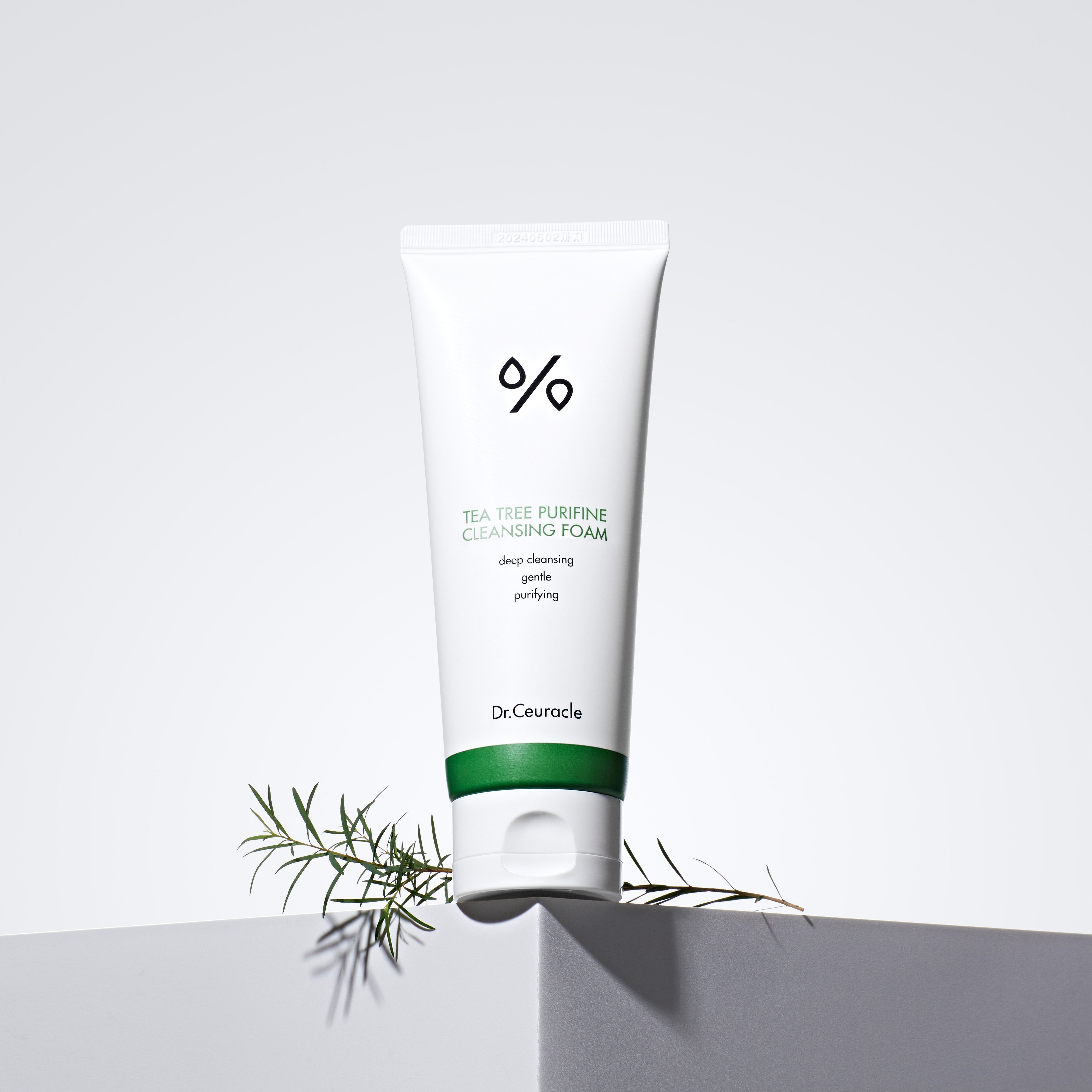 Discover Dr. Ceuracle's Tea Tree Purifine Cleansing Foam, a luxurious South Korean formulation that elevates your skincare ritual with artisanal craftsmanship and nourishing ingredients.