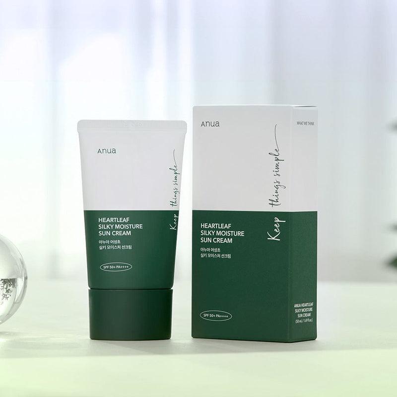 Heartleaf Silky Moisture Sunscreen with Superior Protection and Hydration (50ml) | Anua