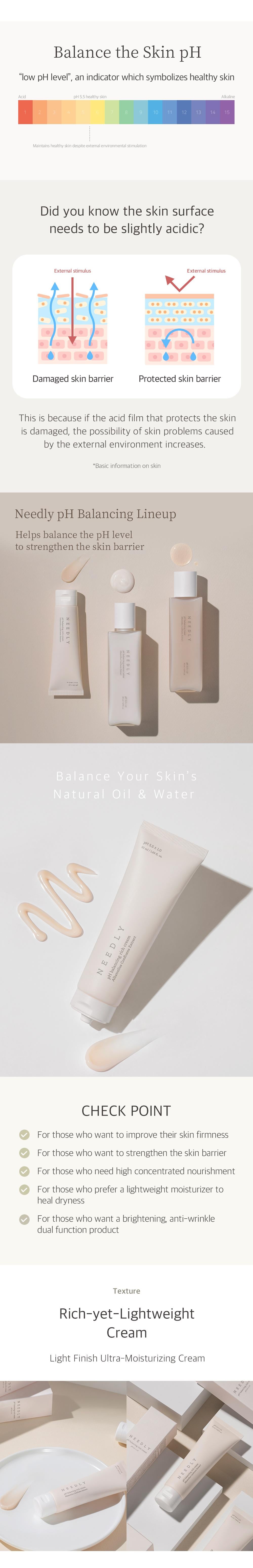 pH balancing rich cream 50ml | NEEDLY