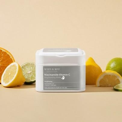 Niacinamide Vitamin C Brightening Mask 30EA/400g | Mary&May
