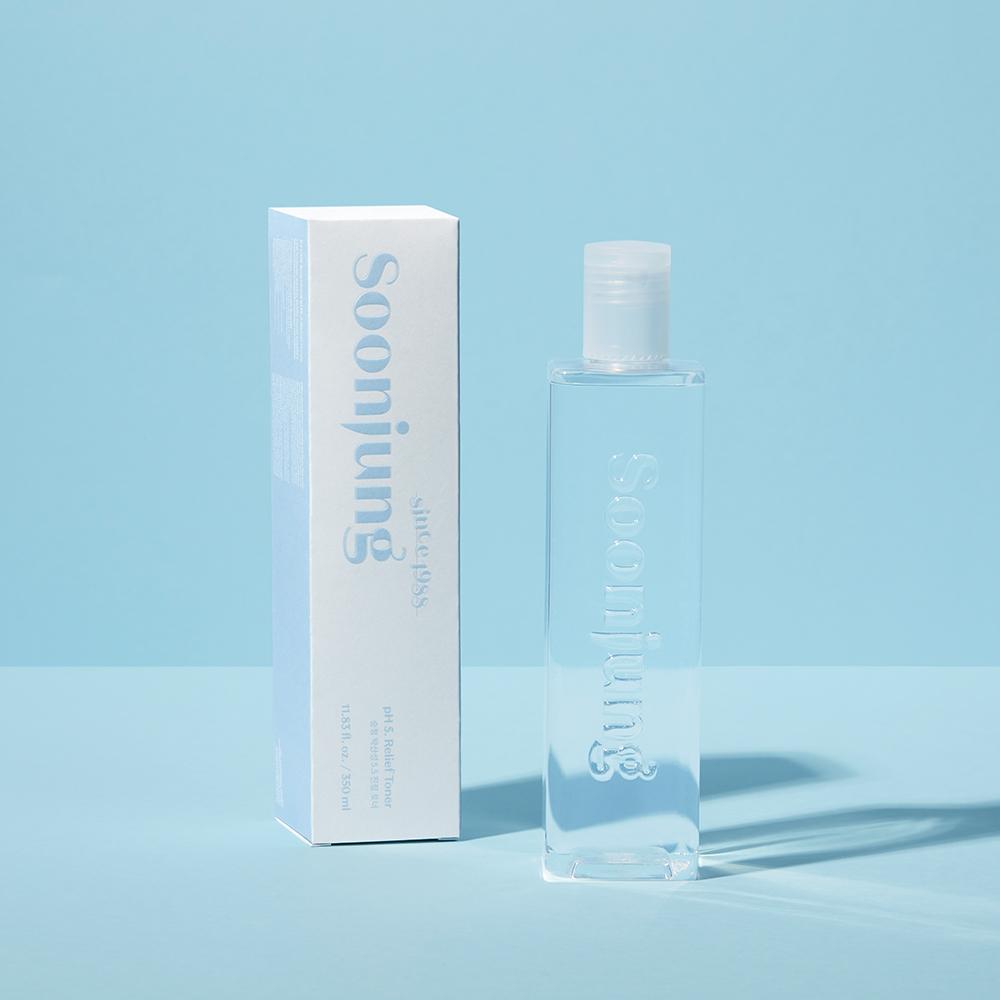 Soothing Elegance: SoonJung pH 5.5 Relief Toner (350ml) | Etude House