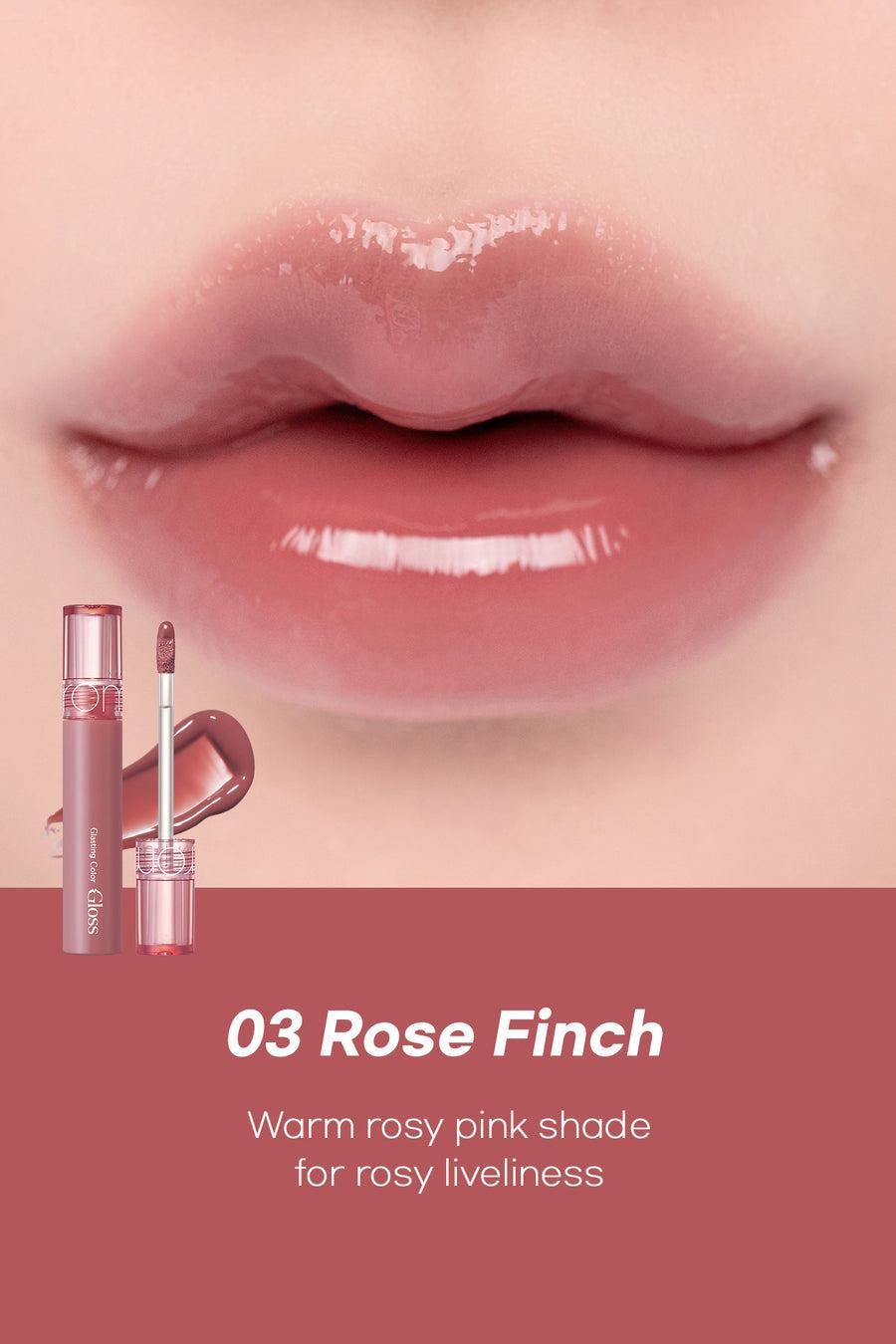 Glasting Color Gloss 4g - 03 Rose Finch | rom&nd