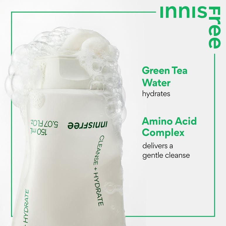 Revitalising Green Tea Amino Acid Cleansing Foam (150ml) | innisfree