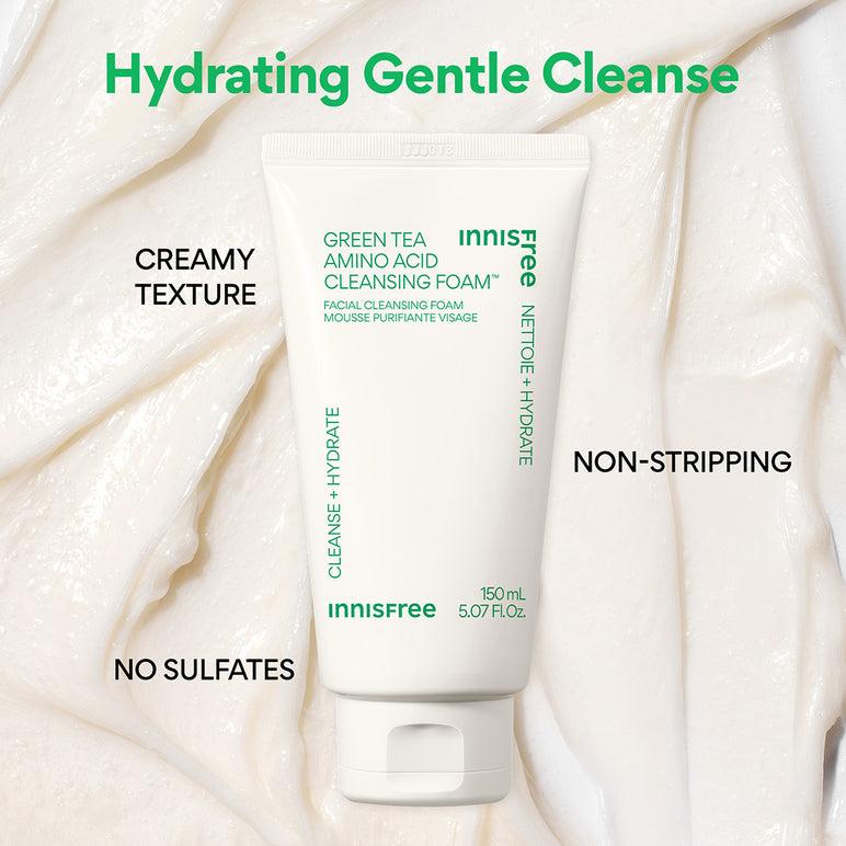Revitalising Green Tea Amino Acid Cleansing Foam (150ml) | innisfree