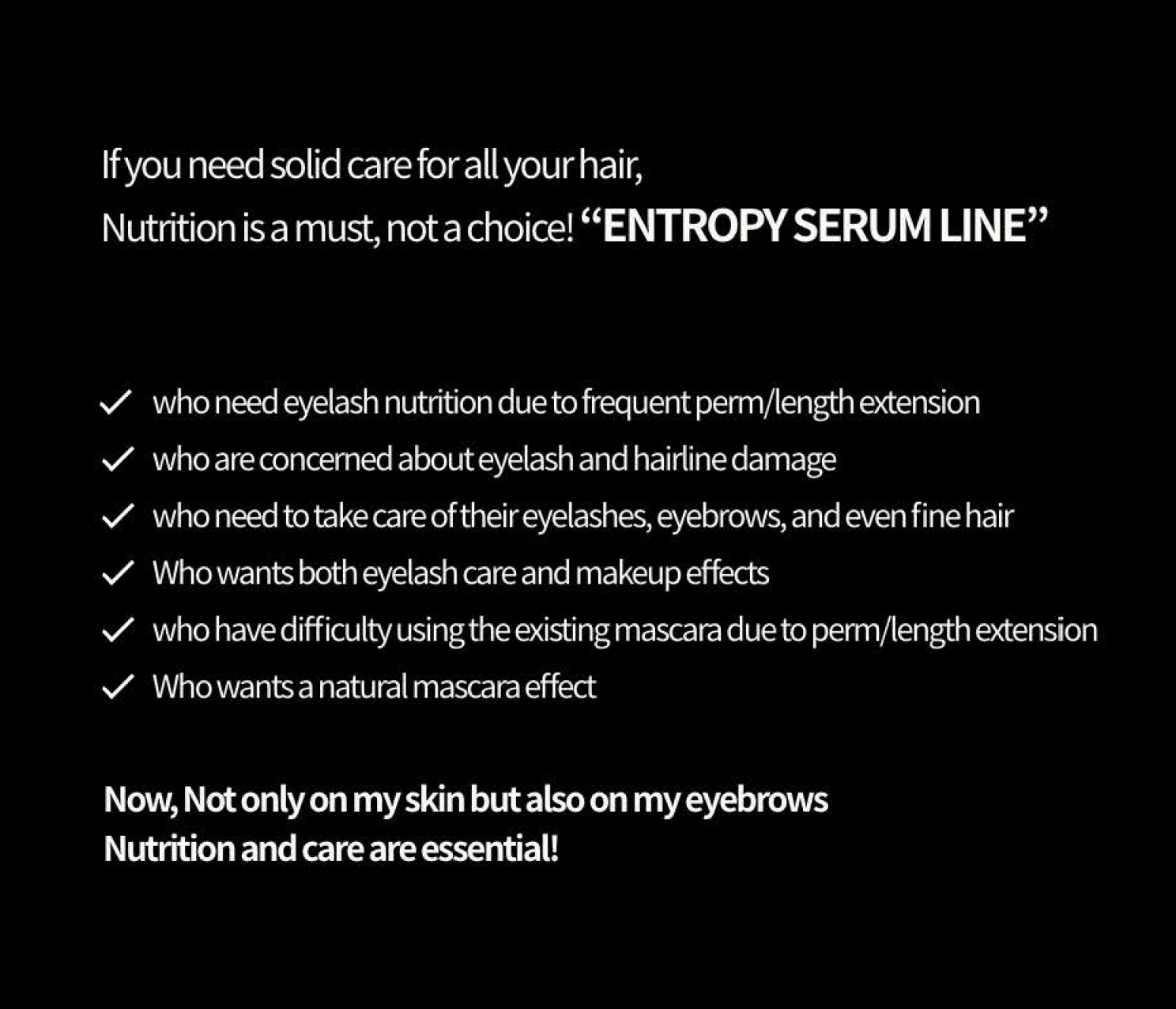Brow & Lash Booster Serum (4 Types) | Entropy