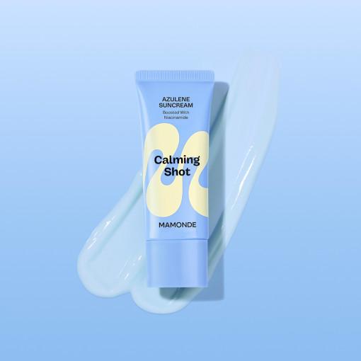 Luxurious Azulene Suncream SPF50+PA++++ - Calming Radiance (35ml) | Mamonde