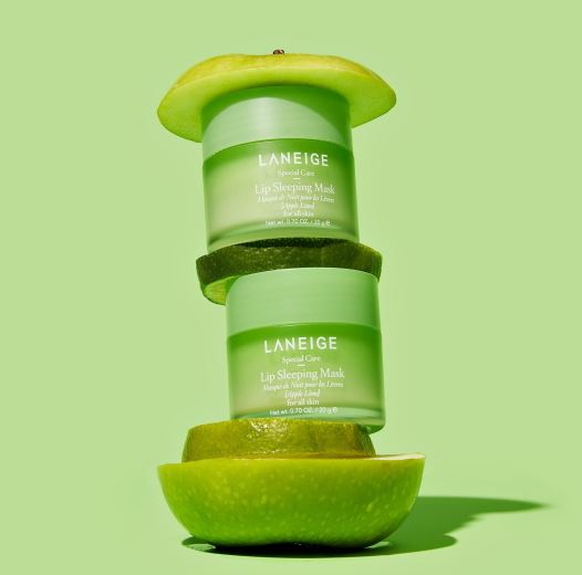 Maschera per labbra da notte alla mela e lime EX - Un lussuoso trattamento notturno per labbra perfettamente coccolate | LANEIGE