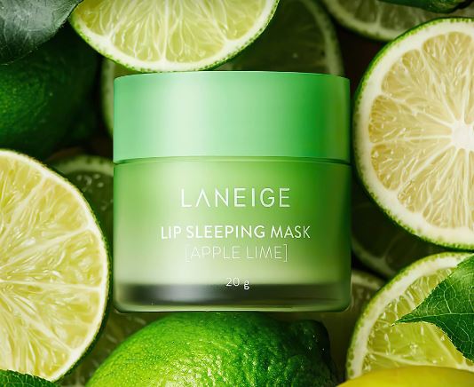 Maschera per labbra da notte alla mela e lime EX - Un lussuoso trattamento notturno per labbra perfettamente coccolate | LANEIGE