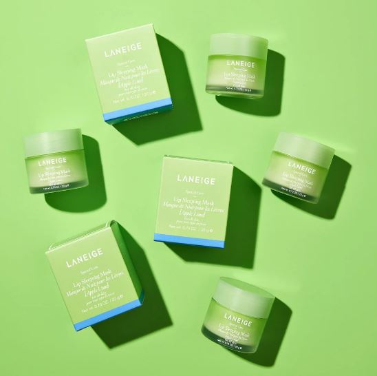 Maschera per labbra da notte alla mela e lime EX - Un lussuoso trattamento notturno per labbra perfettamente coccolate | LANEIGE