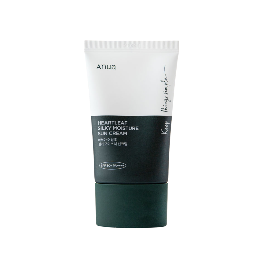 Heartleaf Silky Moisture Sunscreen with Superior Protection and Hydration (50ml) | Anua