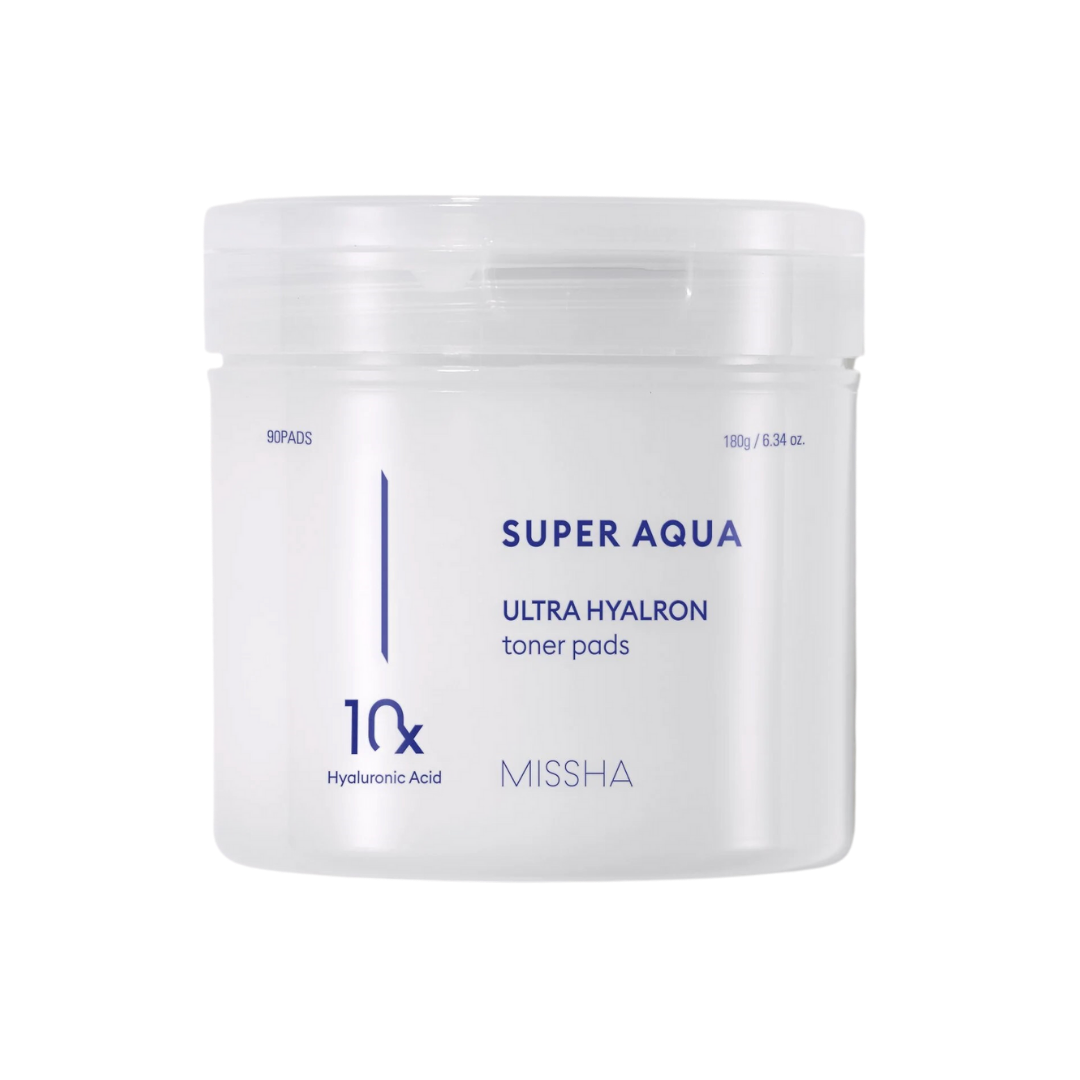 Super Aqua Ultra Hyalron Toner Pads - Indulge in Supreme Hydration (180g) | MISSHA