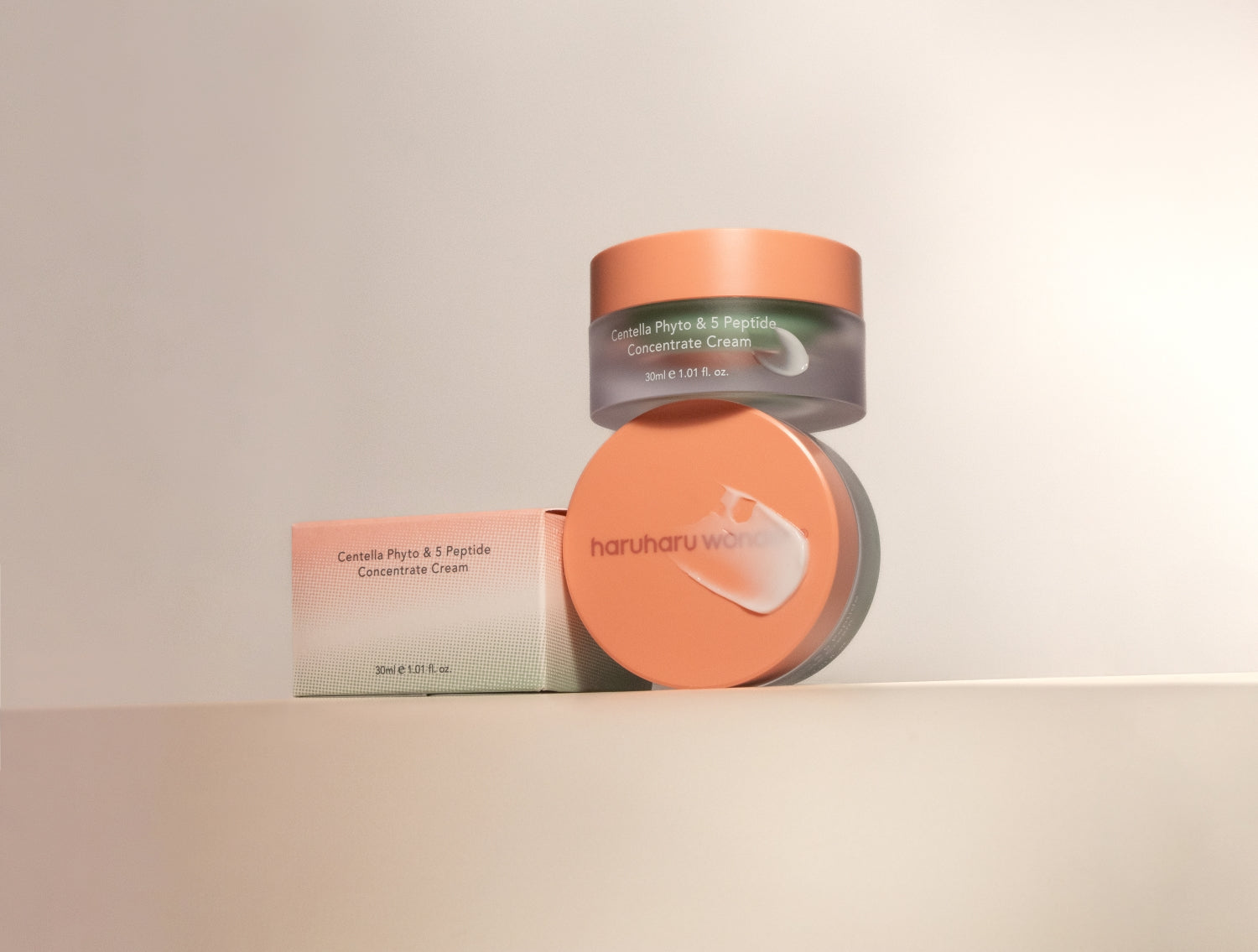 Centella Phyto & 5 Peptide Concentrate Cream - 3Size | Haruharu Wonder