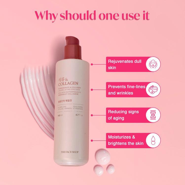 Pomegranate & Collagen Luxe Volume Lifting Emulsion (140ml) | The Face Shop