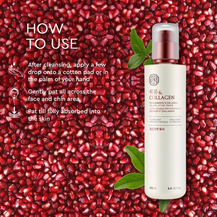 Tonico volumizzante Luxe Volume Lifting al melograno e collagene (160 ml) | The Face Shop