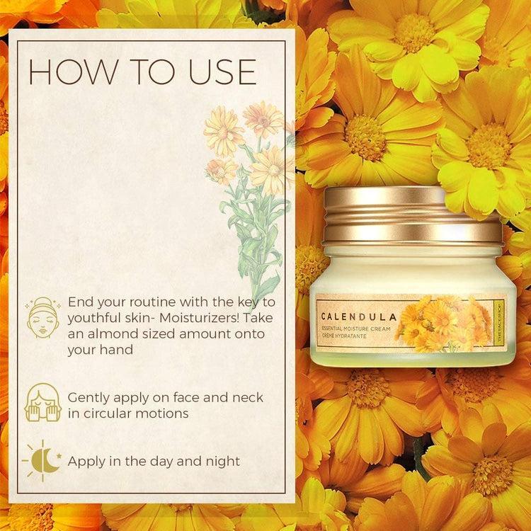 Calendula Essence Luxe Hydration Cream (50ml) | The Face Shop
