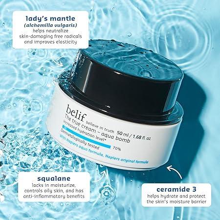 Aqua Bomb The True Cream: idratazione indulgente per una pelle radiosa (75 ml) | belif