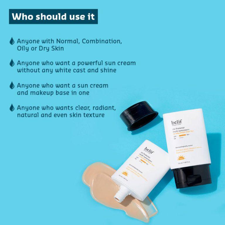 Radiant Shield: Luxe UV Protector Multi SPF 50+ Sunscreen (50 ml) | belif