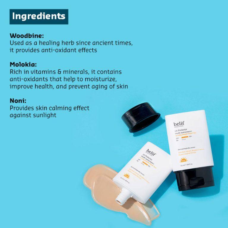 Radiant Shield: Luxe UV Protector Multi SPF 50+ Sunscreen (50 ml) | belif