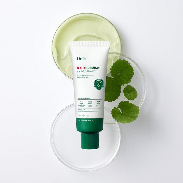Crème Cica S Anti-imperfections Rouges 2X : Hydratation Apaisante Ultime pour Peaux Sensibles (70 ml) | Dr.G