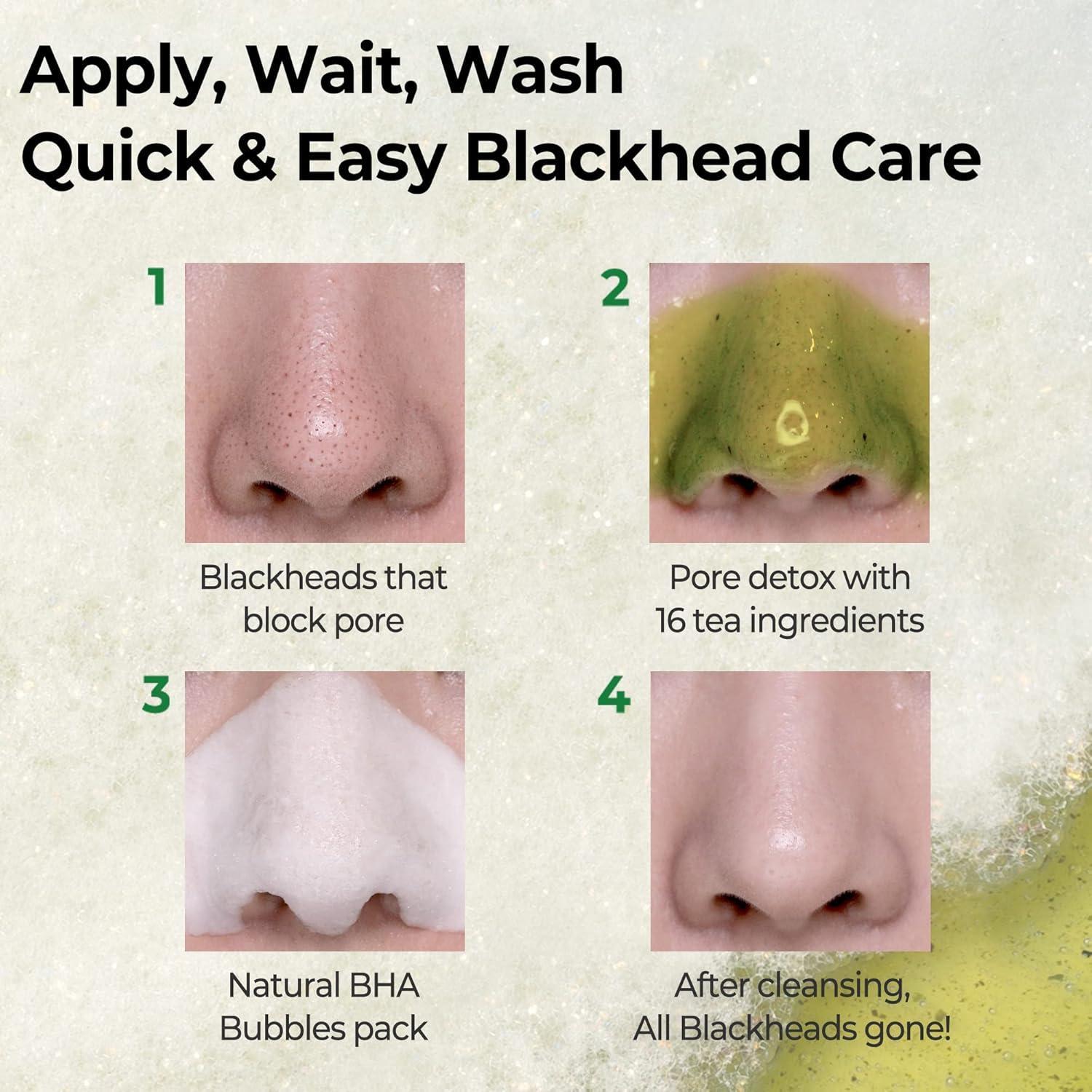 Bye Bye Blackhead 30 Days Miracle Green Tea Tox Bubble Cleanser 120g | SOME BY MI