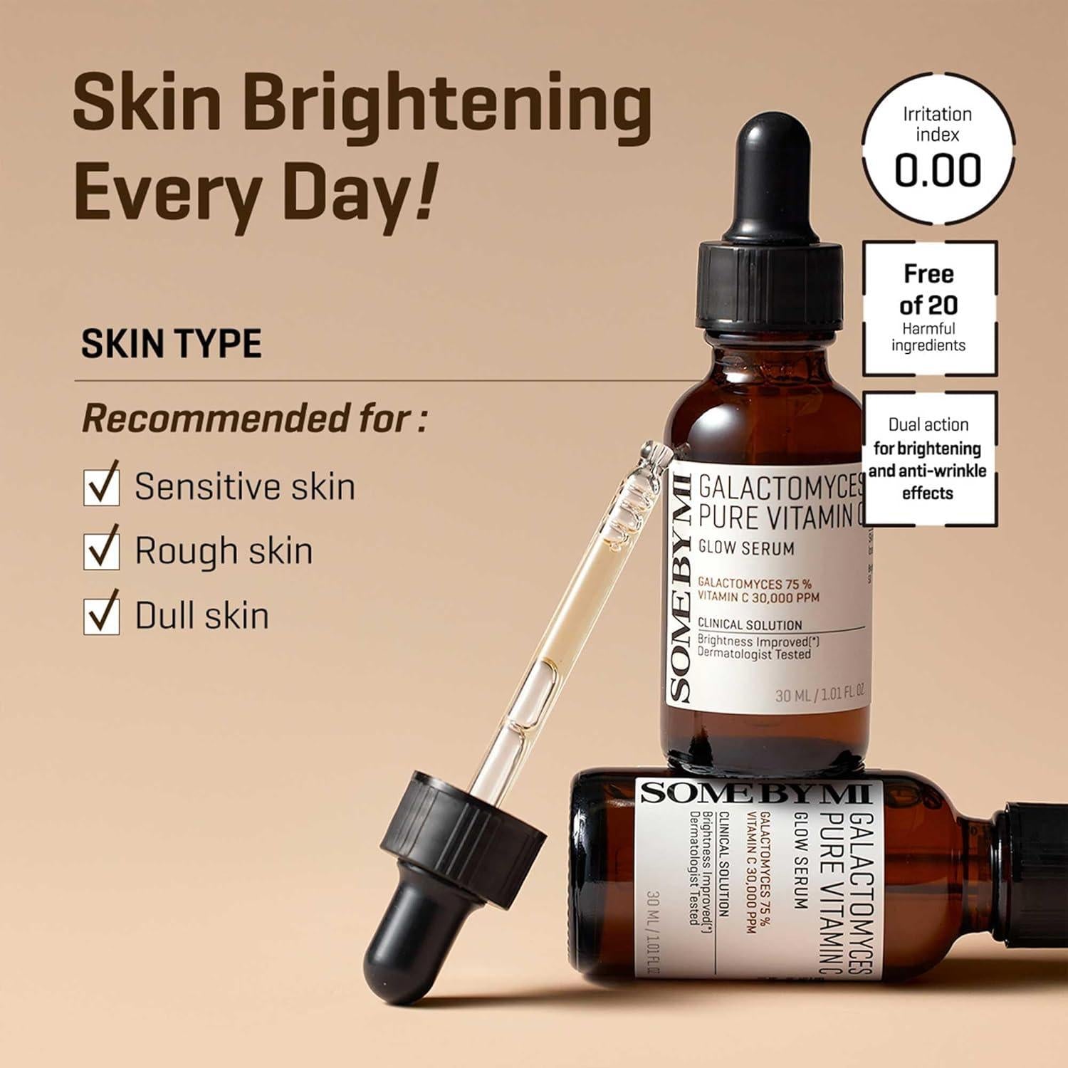 Galactomyces Pure Vitamin C Glow Serum 30ml | SOME BY MI
