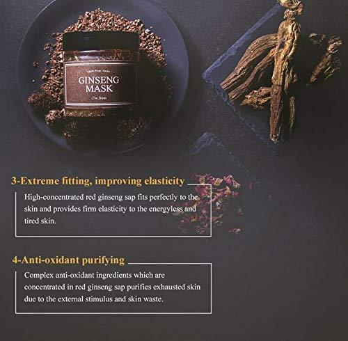 Maschera ringiovanente di lusso al ginseng rosso (120 g) | I'm From