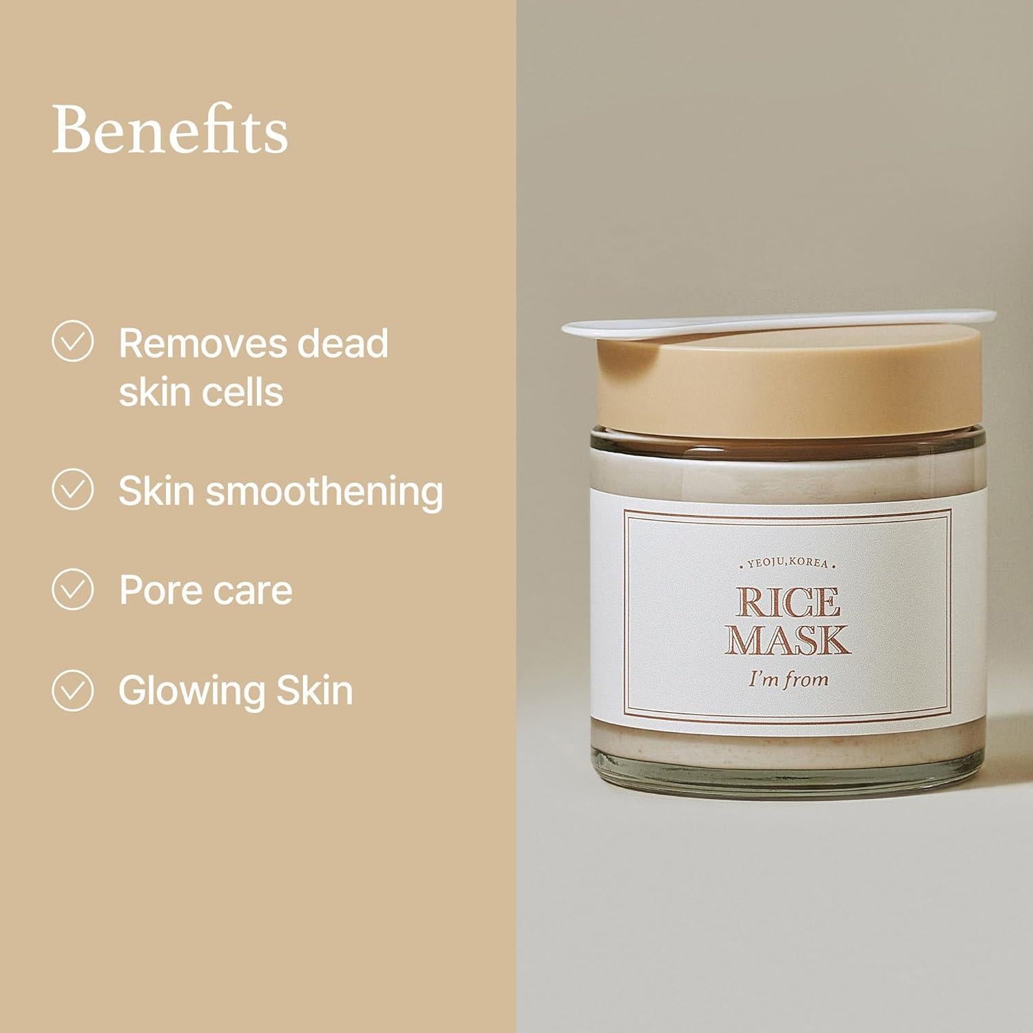 Radiance-Infusing Rice Mask (110g) | I'm From