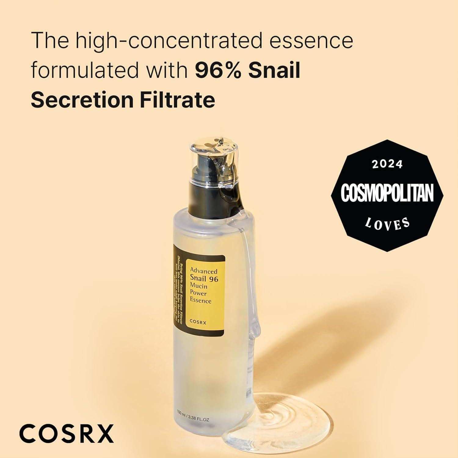 Radiance di lusso: Advanced Snail 96 Mucin Power Essence (100 ml) | COSRX