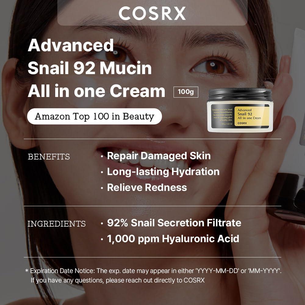 Coccola la tua pelle con la crema nutriente tutto in uno Advanced Snail 92 (100 ml) | COSRX