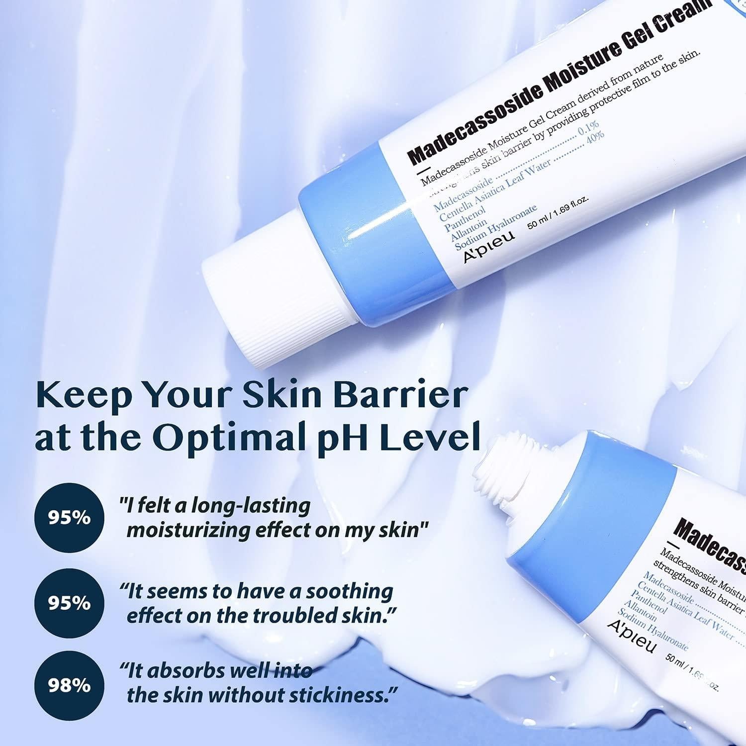 MADECASSOSIDE MOISTURE GEL CREAM 50ML | A’PIEU