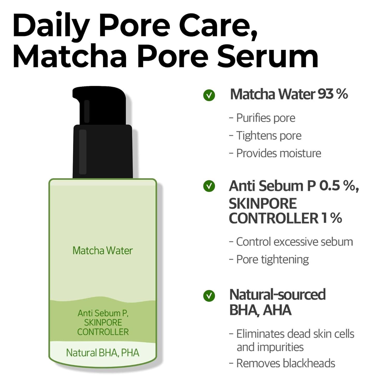 Super Matcha Pore Tightening Serum 50ml | SOME BY MI