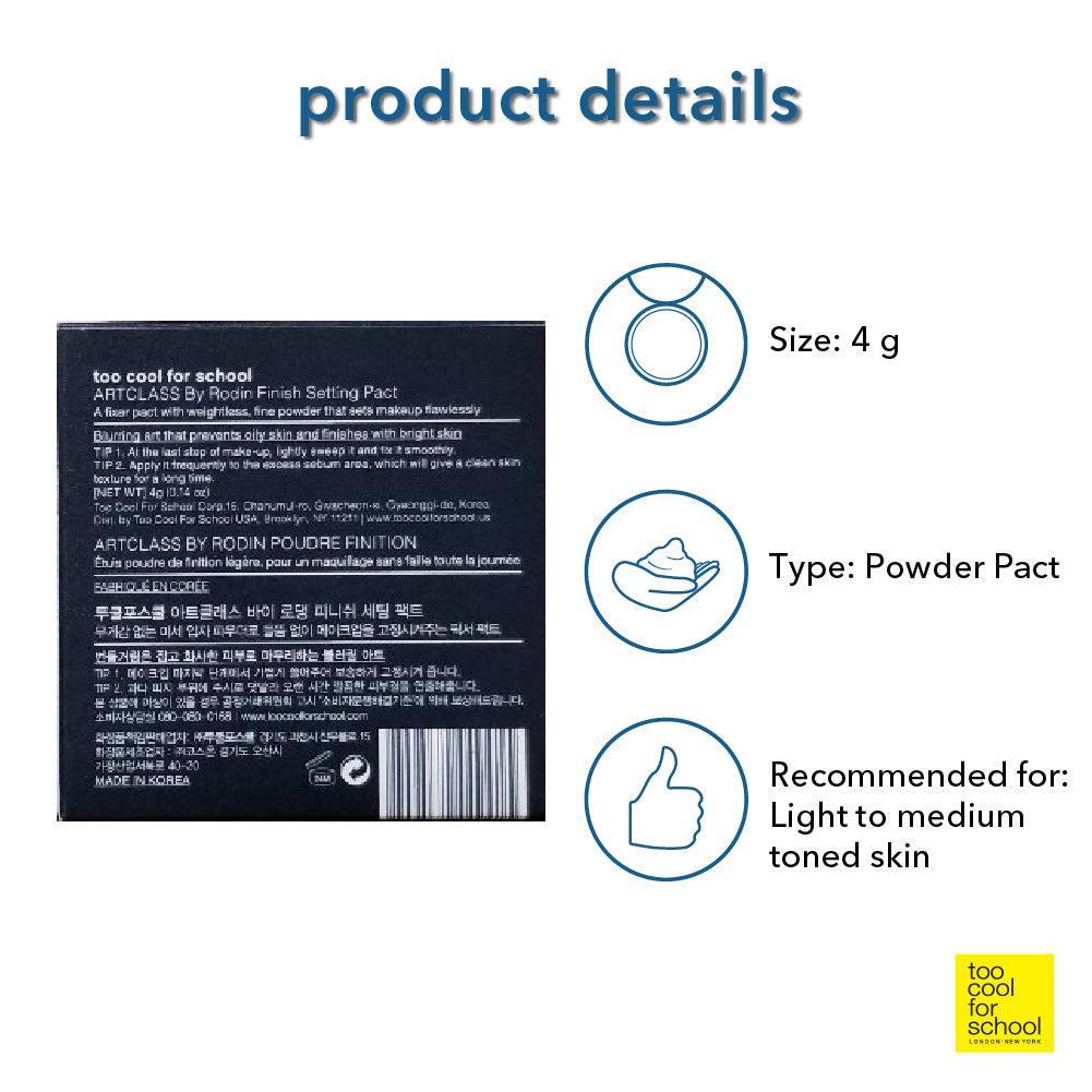 Artclass By Rodin Finish Setting Pact 4g | Too Cool For School