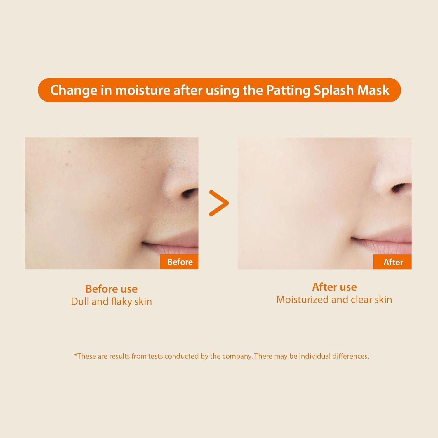 Patting Splash Mask Energy Yellow Citrus & Honey 150ml | Blithe