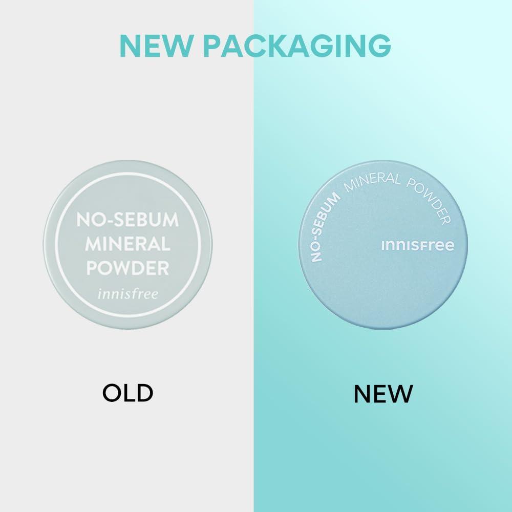 Silky No-Sebum Mineral Powder for Radiant Skin (5g) | innisfree