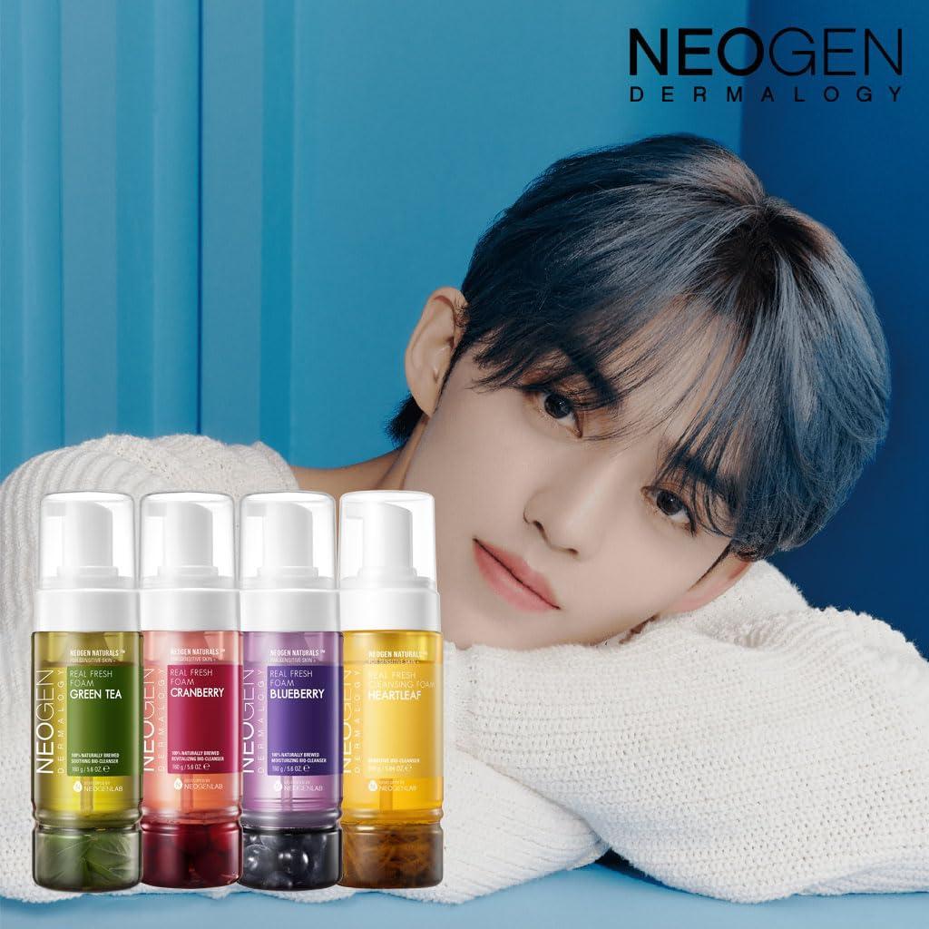 Dermalogy Real Fresh Foam Cleanser Green Tea 160g | NEOGEN