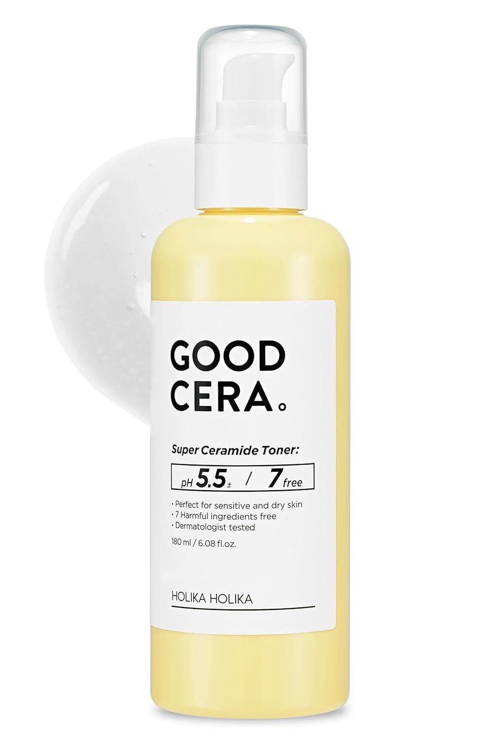 Migliora il tuo rituale di cura della pelle con Good Cera Super Ceramide Toner (180 ml) | HOLIKA HOLIKA