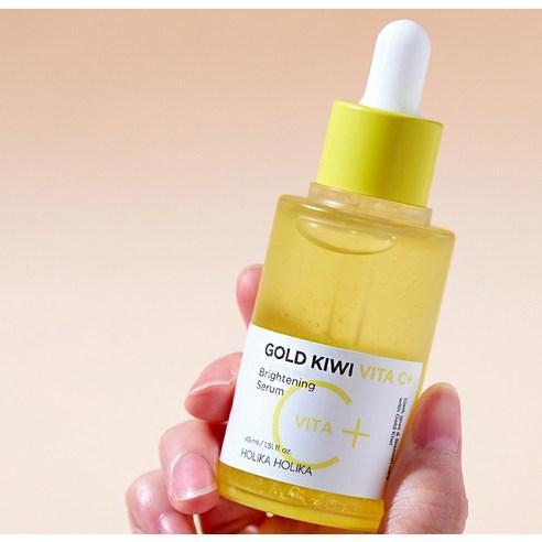 Radiant Glow Gold Kiwi Vita C+ Brightening Serum (45ml) | HOLIKA HOLIKA
