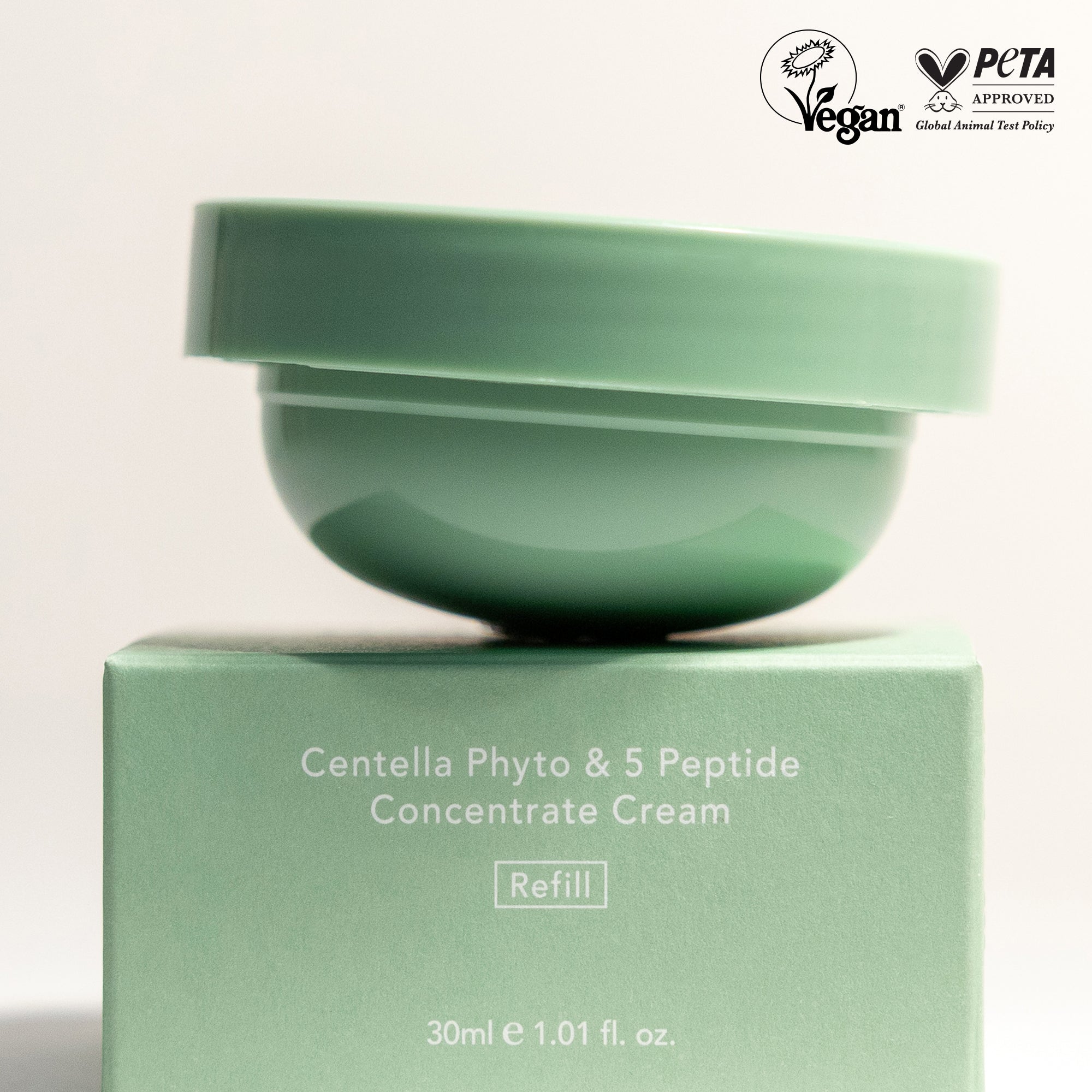 Centella Phyto & 5 Peptide Concentrate Cream 30ml + Refill 30ml | Haruharu Wonder