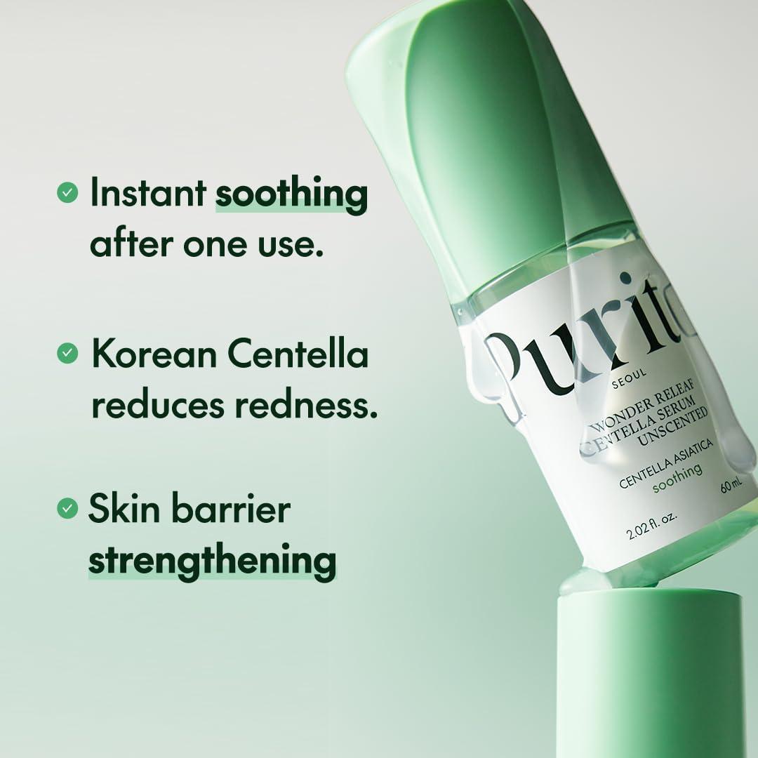 Wonder Releaf Centella Serum Unscented 60ml | PURITO