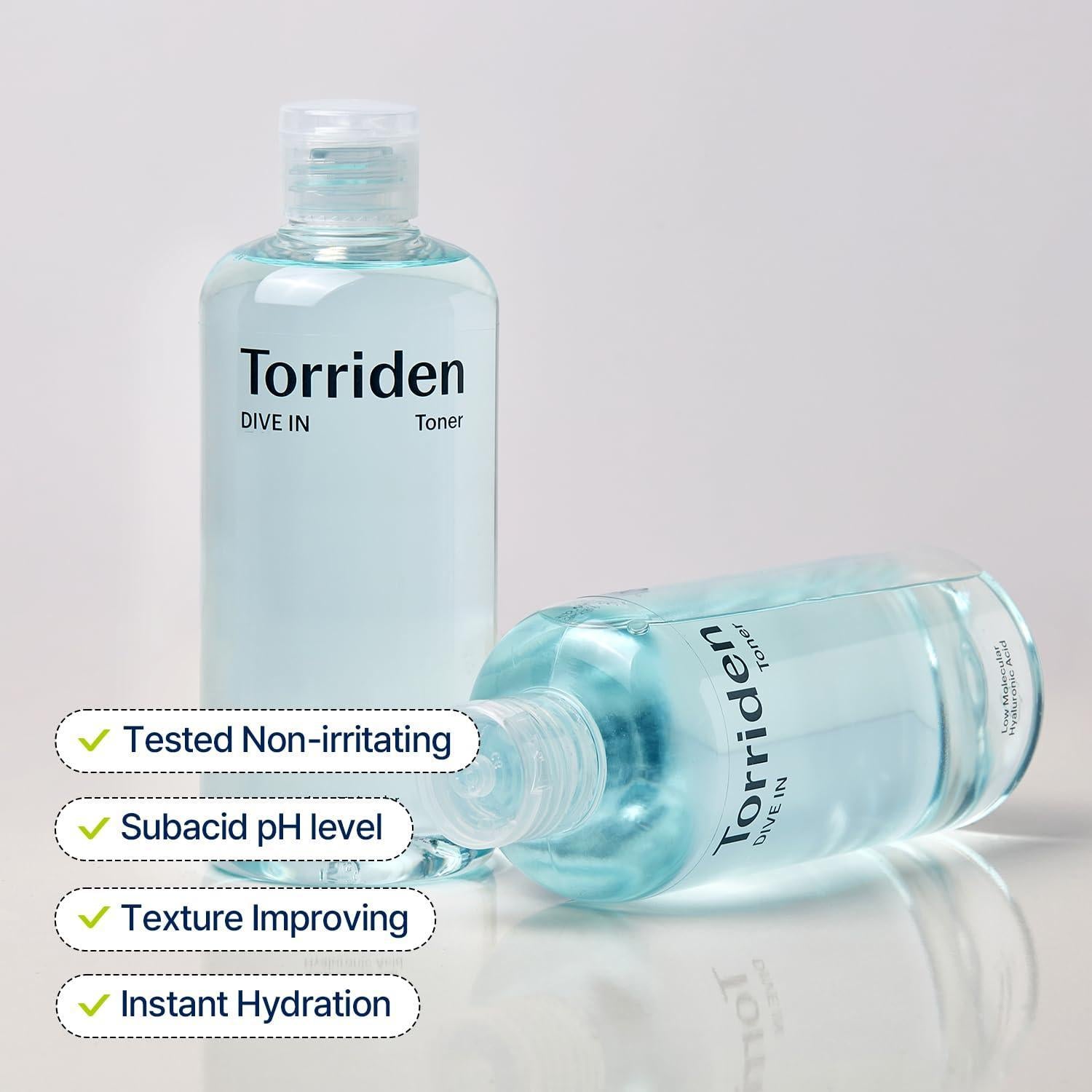 DIVE IN Low Molecular Hyaluronic Acid Toner 300ml | Torriden