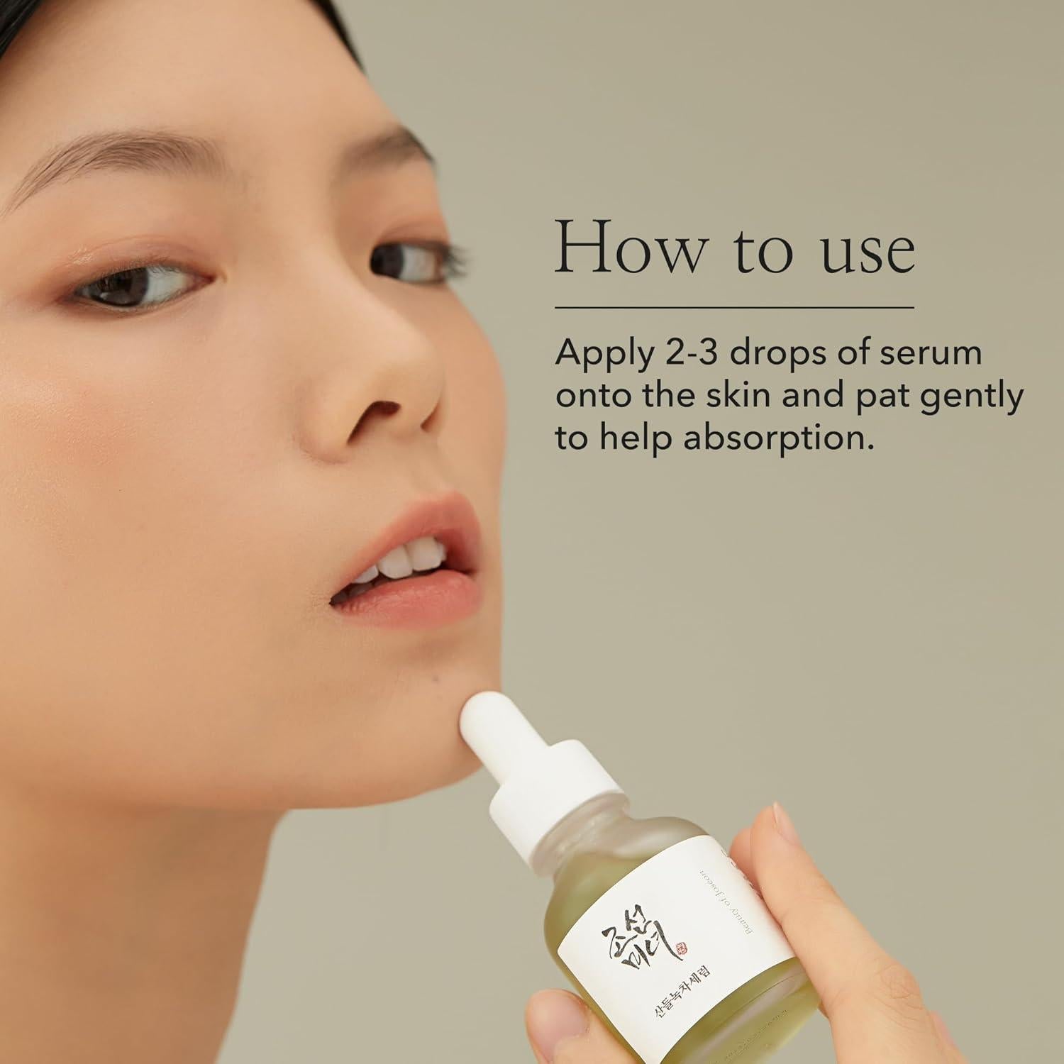 Calming Serum : Green tea + Panthenol 30ml | Beauty of Joseon