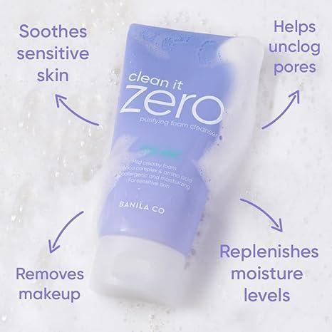 Indulge in Radiance: Clean it Zero Purifying Foam Cleanser (150ml) | Banila Co