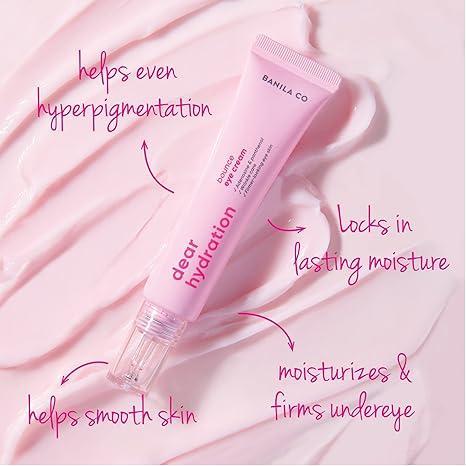 Illuminate & Hydrate: Luxe Bounce Eye Cream with Pink Cactus & Biome (20ml) | Banila Co