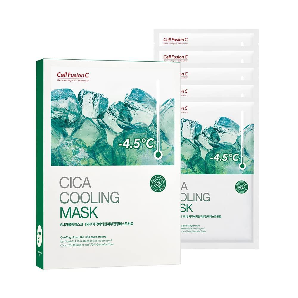 Cica Cooling Mask - 5 sheets | CellFusionC