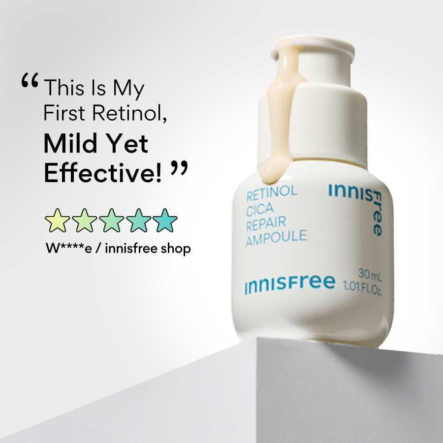 Revitalising Pure Retinol Cica Repair Ampoule (30ml) | innisfree